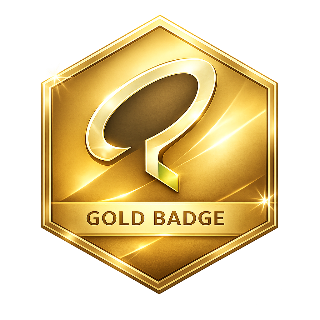 Gold Tier Gym Badge