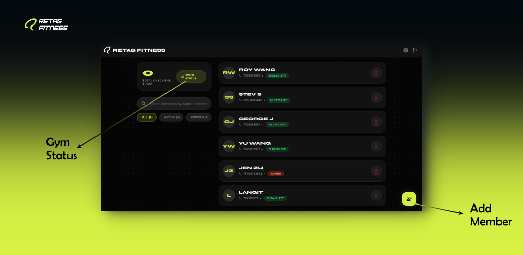 Admin Dashboard Console UI Screenshot