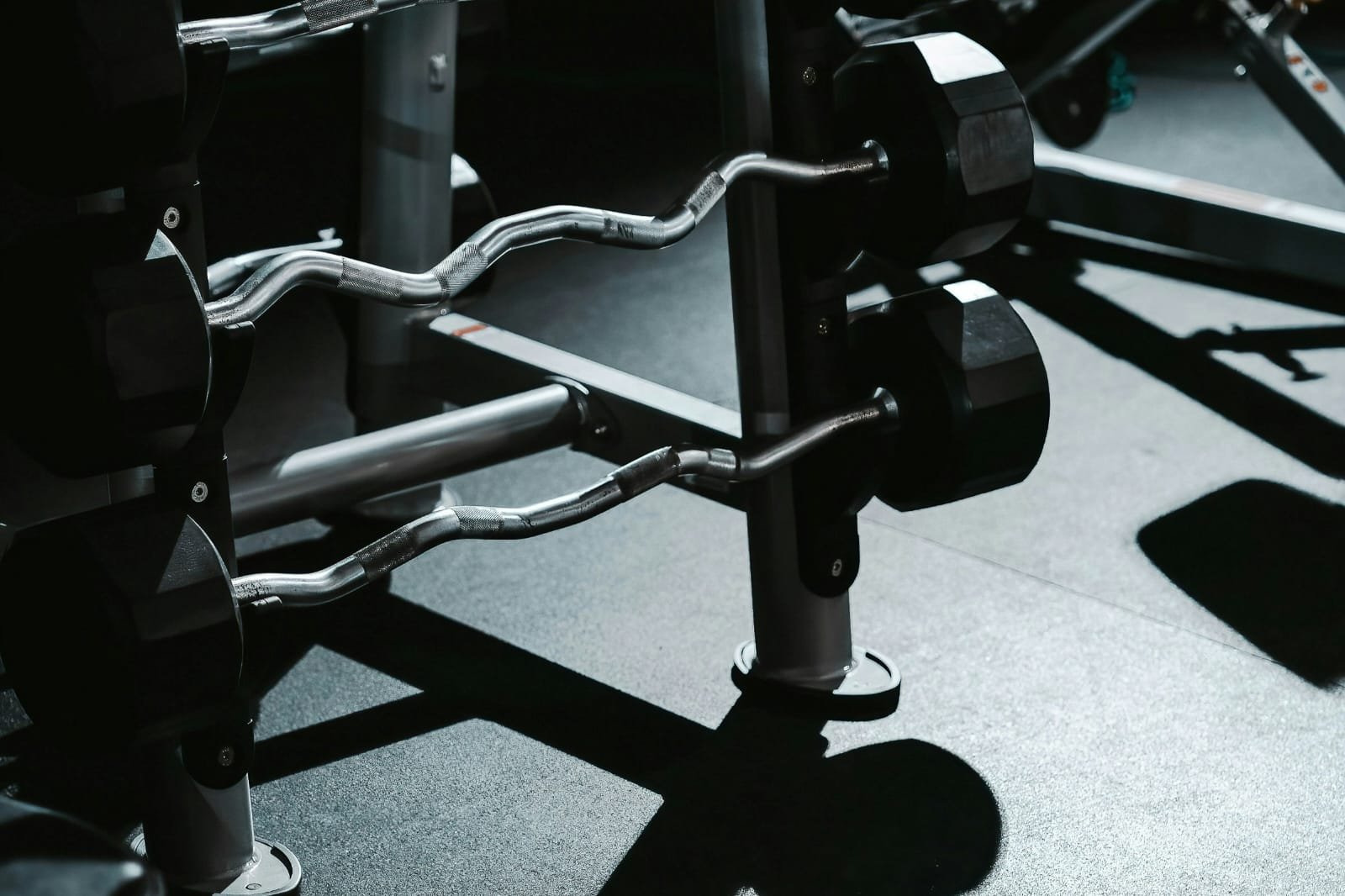 Gym athlete training